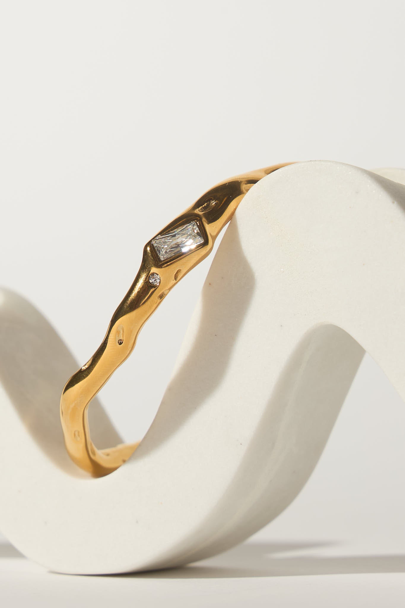 Evelyn Bangle - Gold / Diamond - PERTH STOCKIST - AUSTRALIAN STOCKIST - WA STOCKIST - AUSTRALIA STOCKIST - AUS STOCKIST - PERTH BOUTIQUE - WA BOUTIQUE - AUS BOUTIQUE - AUSTRALIA BOUTIQUE