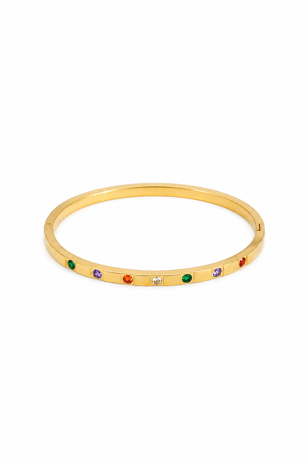 Lyra Bangle Bracelet - Gold