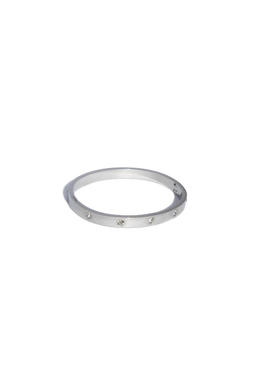LFL - Odette Bangle - SILVER - Gemstone Bangle - Perth Stock