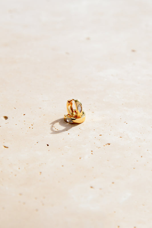 Harlow Hoop Earrings - Gold