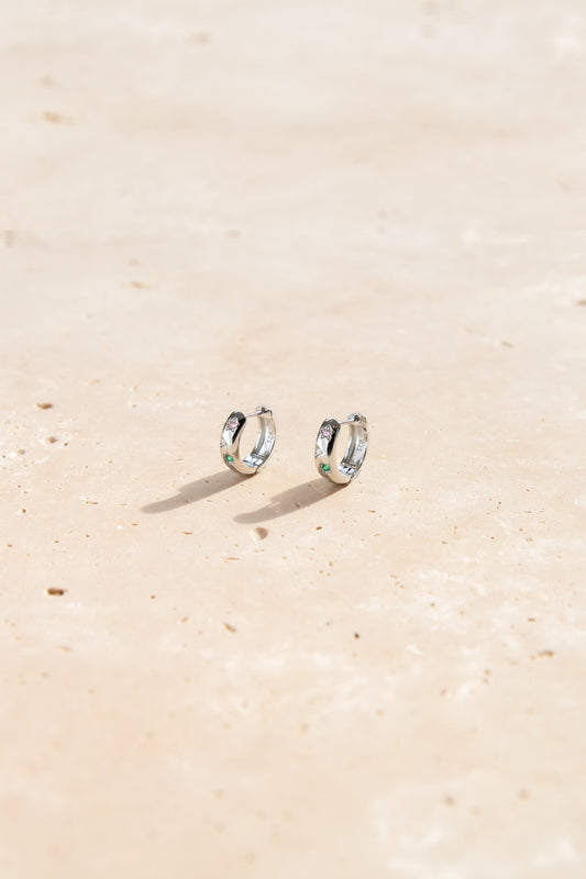 Beau Earrings - Silver