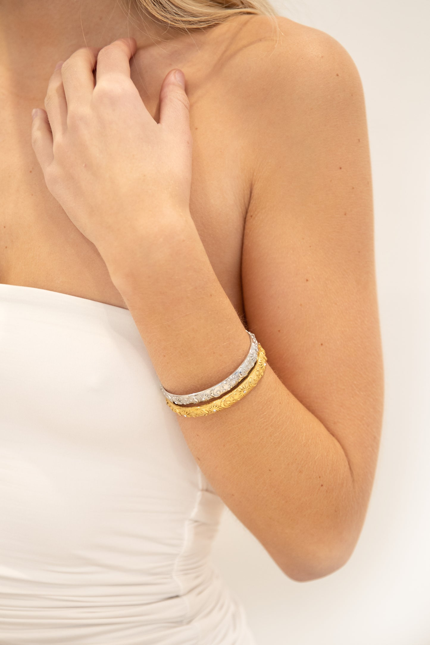 Luna Cuff Bracelet - Gold