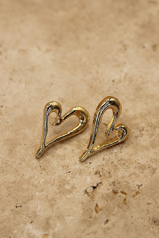 Amore Earrings - Gold