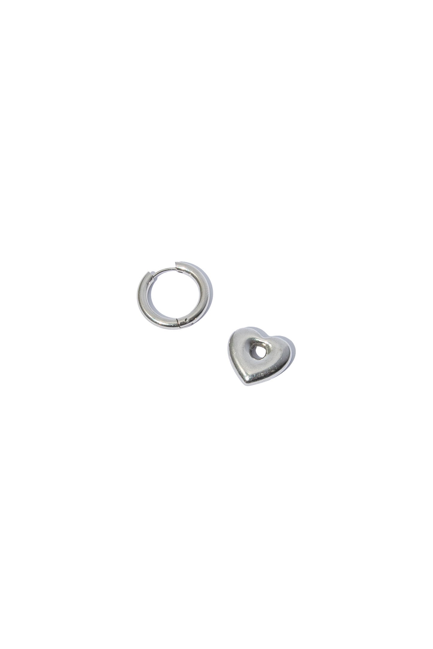 Amy Hoop Earrings - Silver