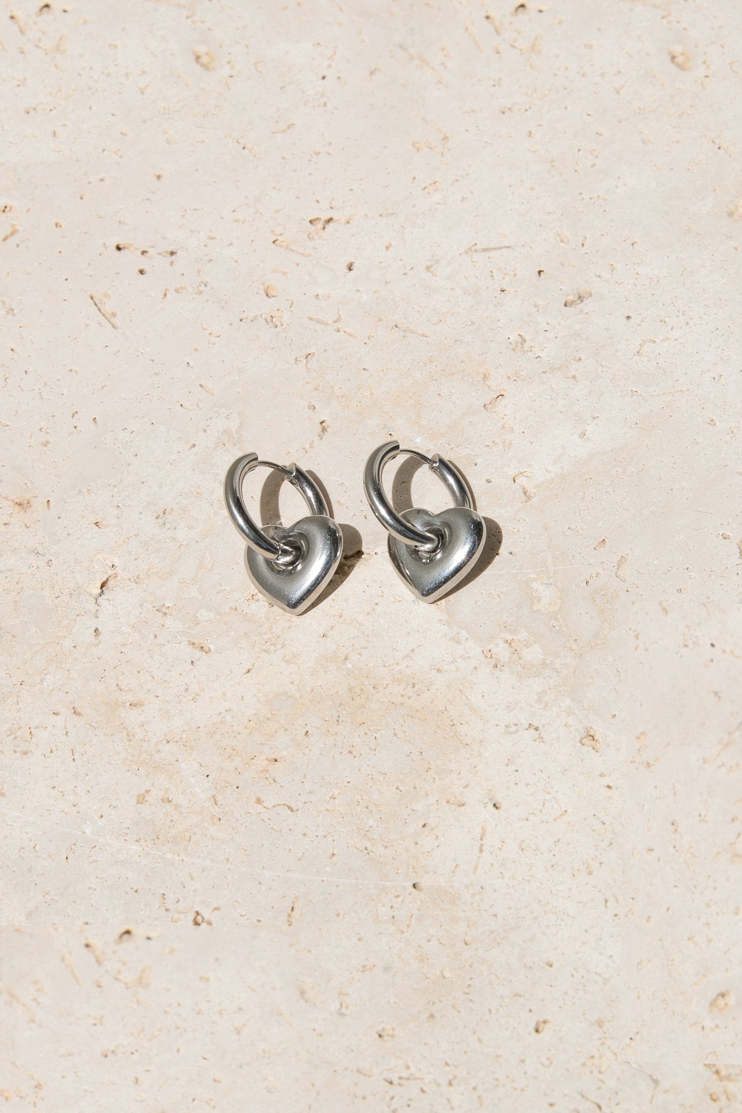 Amy Hoop Earrings - Silver