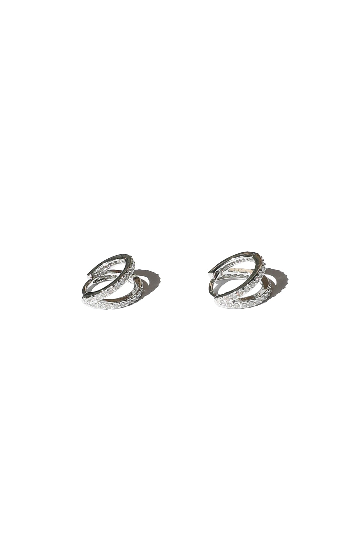 Bree Hoop Earrings - Silver