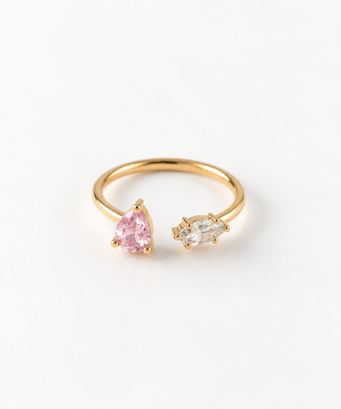 Delilah Ring - Gold / Pink