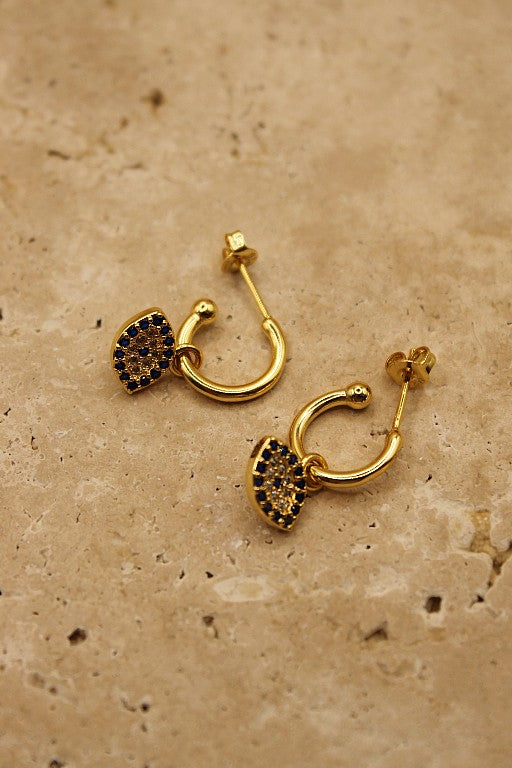 Cleo Drop Earrings - Gold