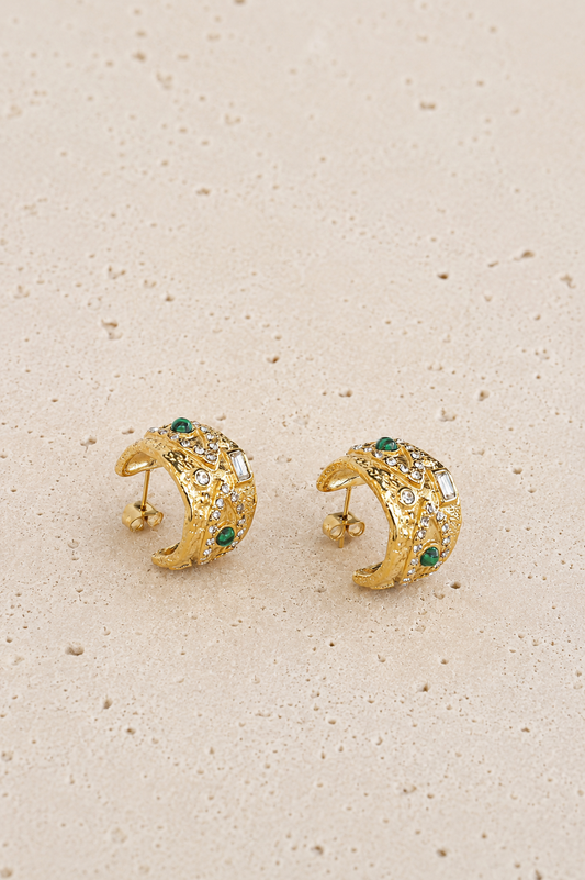 Isla Hoop Earrings - Gold