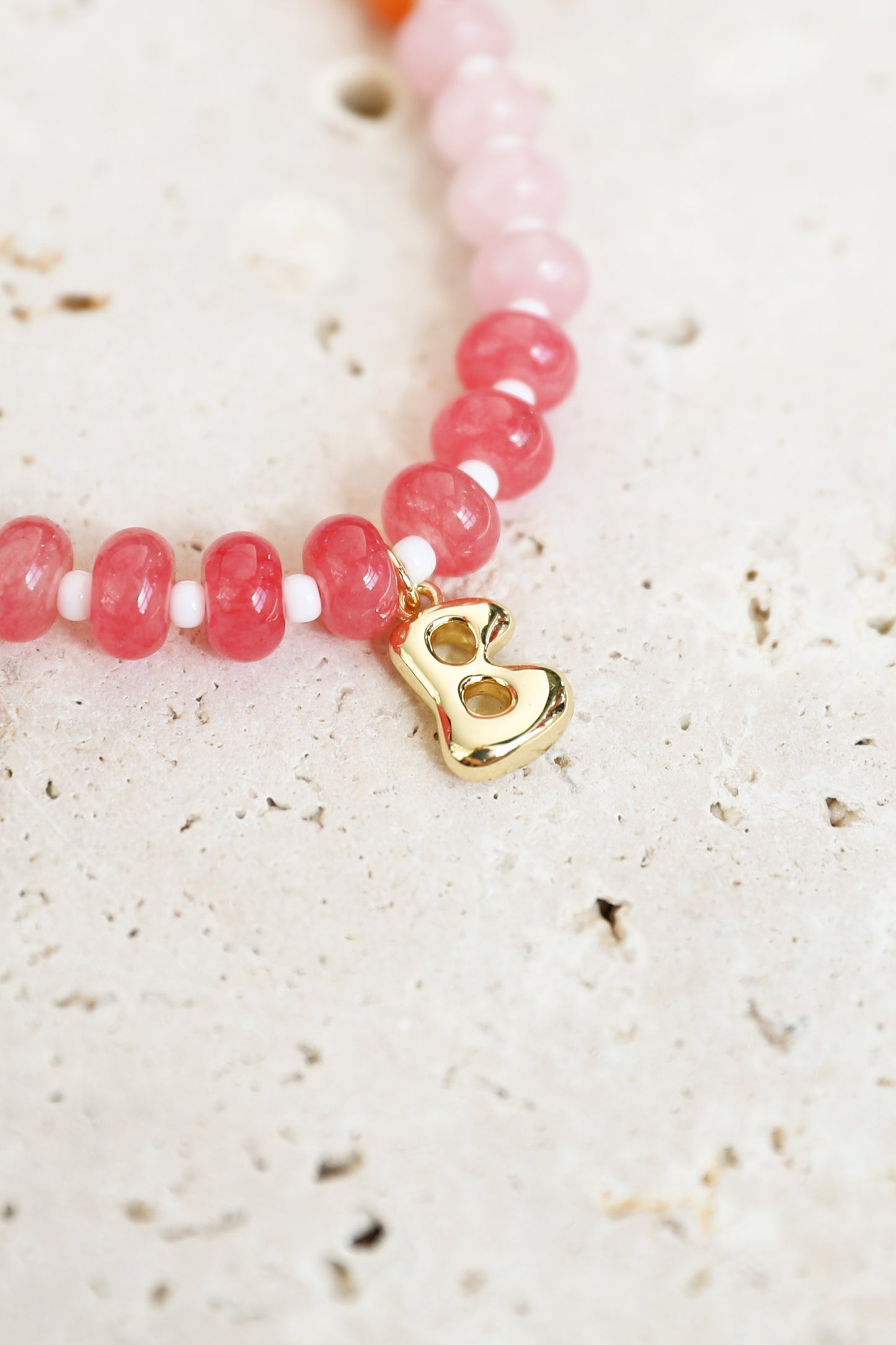 Billie Initial Necklace - Gold