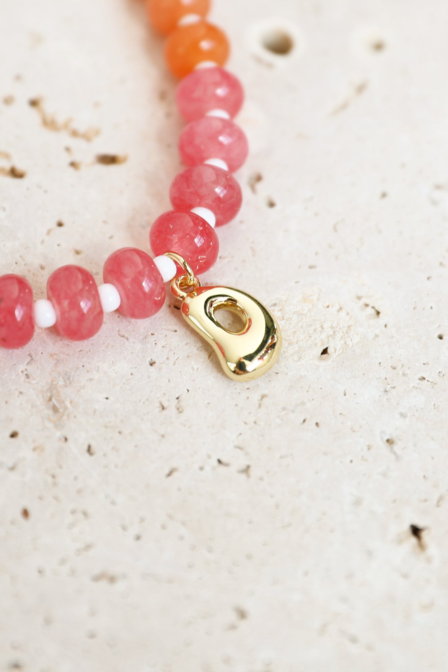 Billie Initial Necklace - Gold