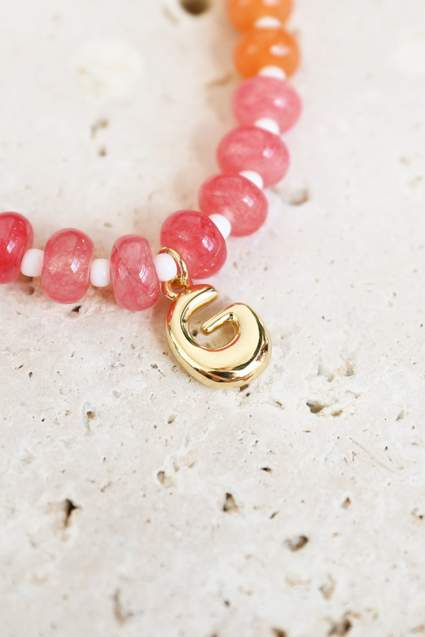 Billie Initial Necklace - Gold