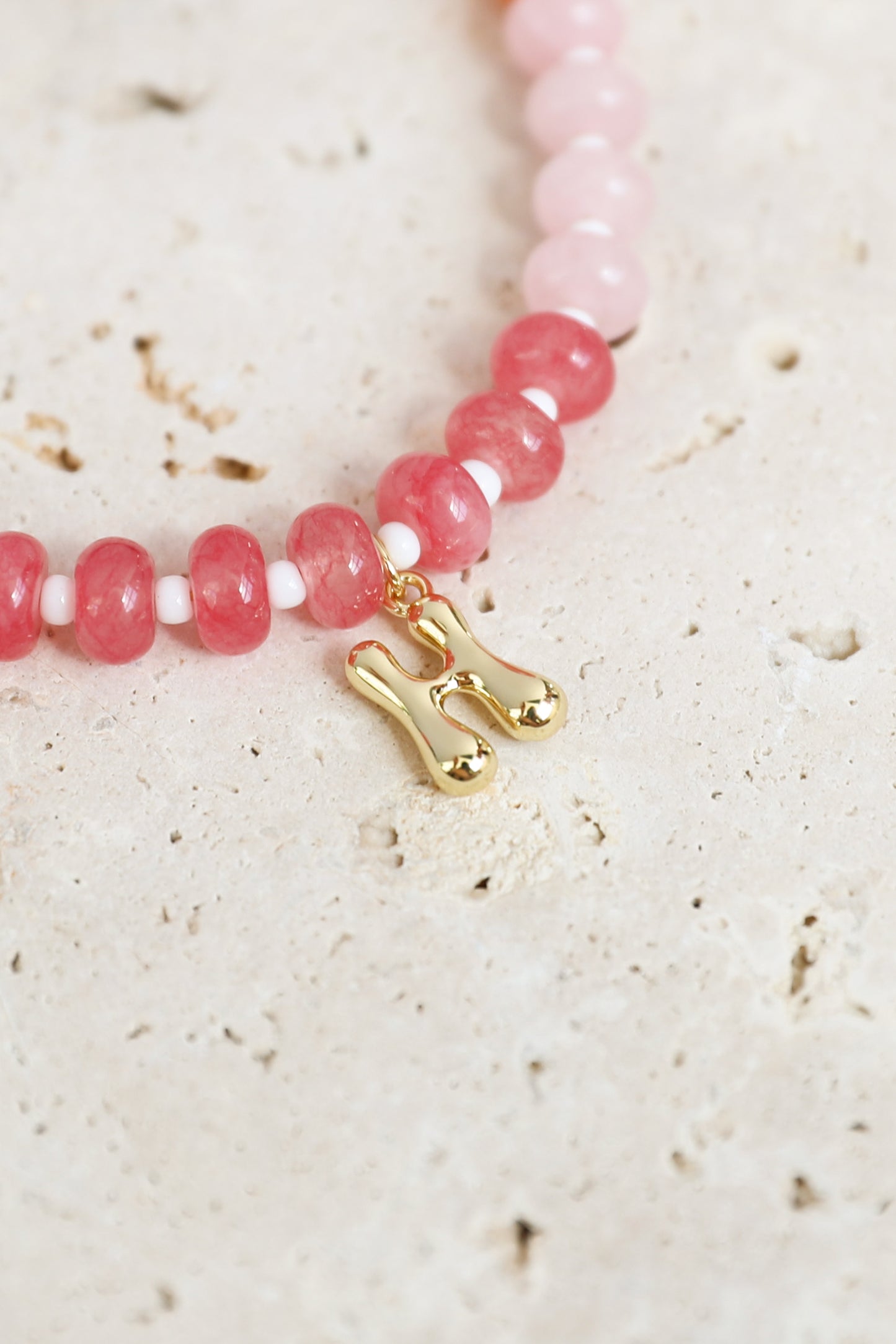 Billie Initial Necklace - Gold