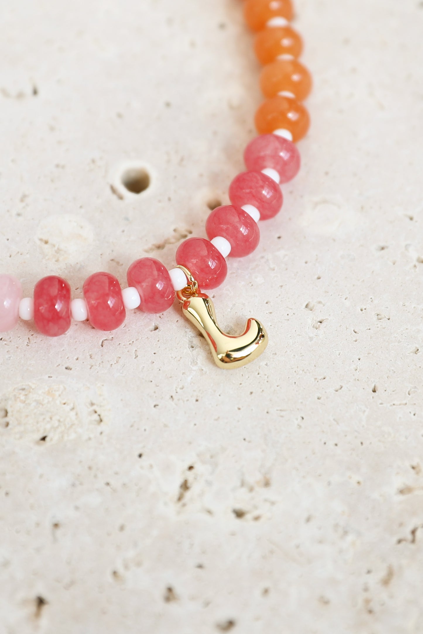 Billie Initial Necklace - Gold