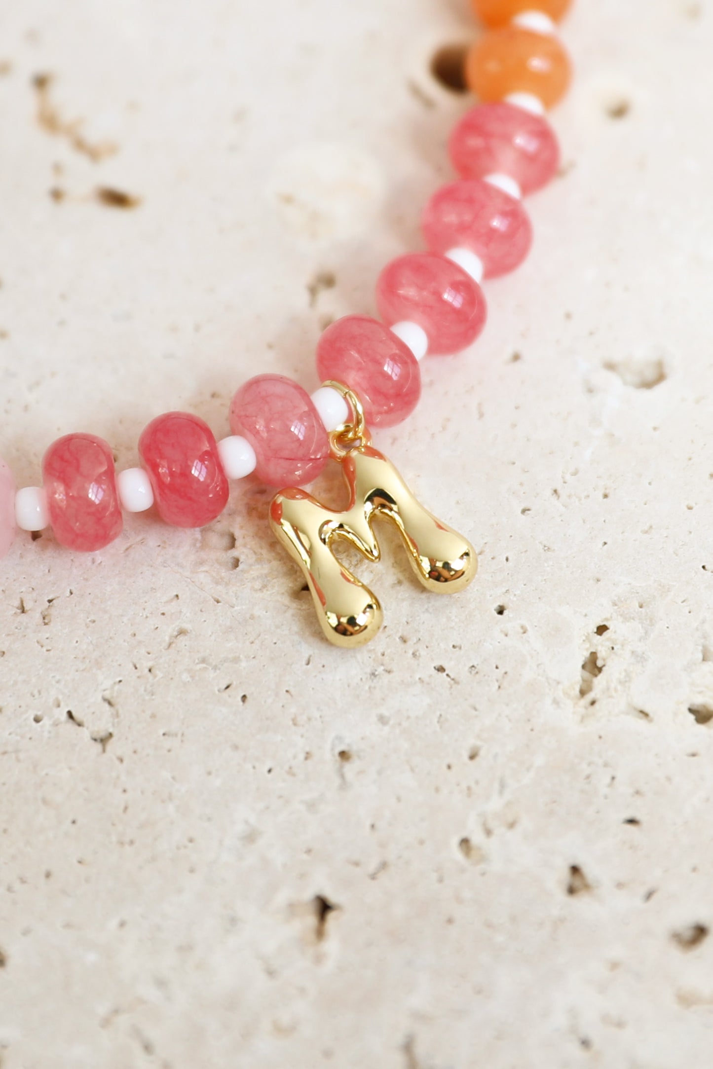 Billie Initial Necklace - Gold