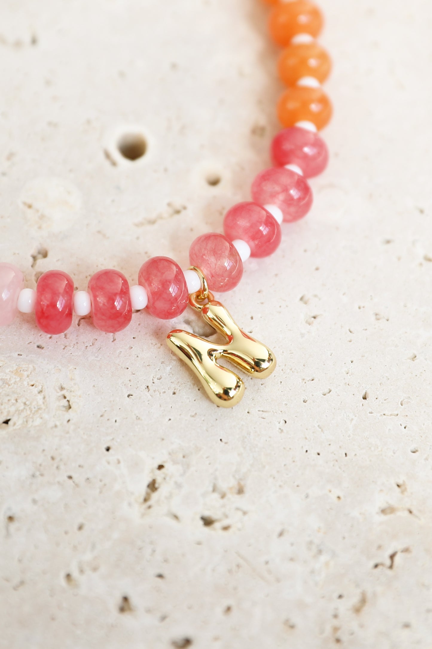 Billie Initial Necklace - Gold