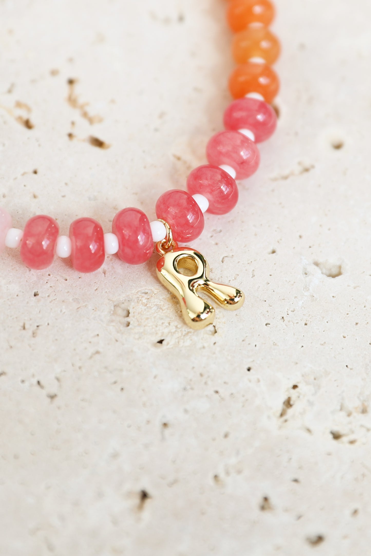 Billie Initial Necklace - Gold