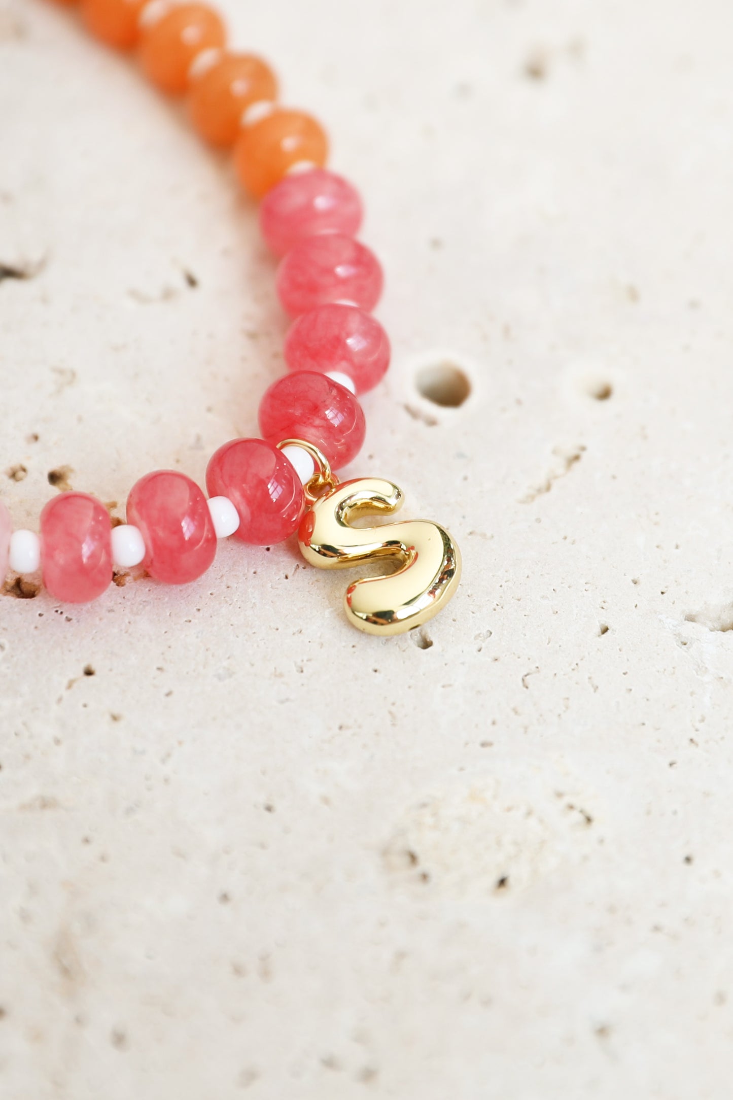 Billie Initial Necklace - Gold