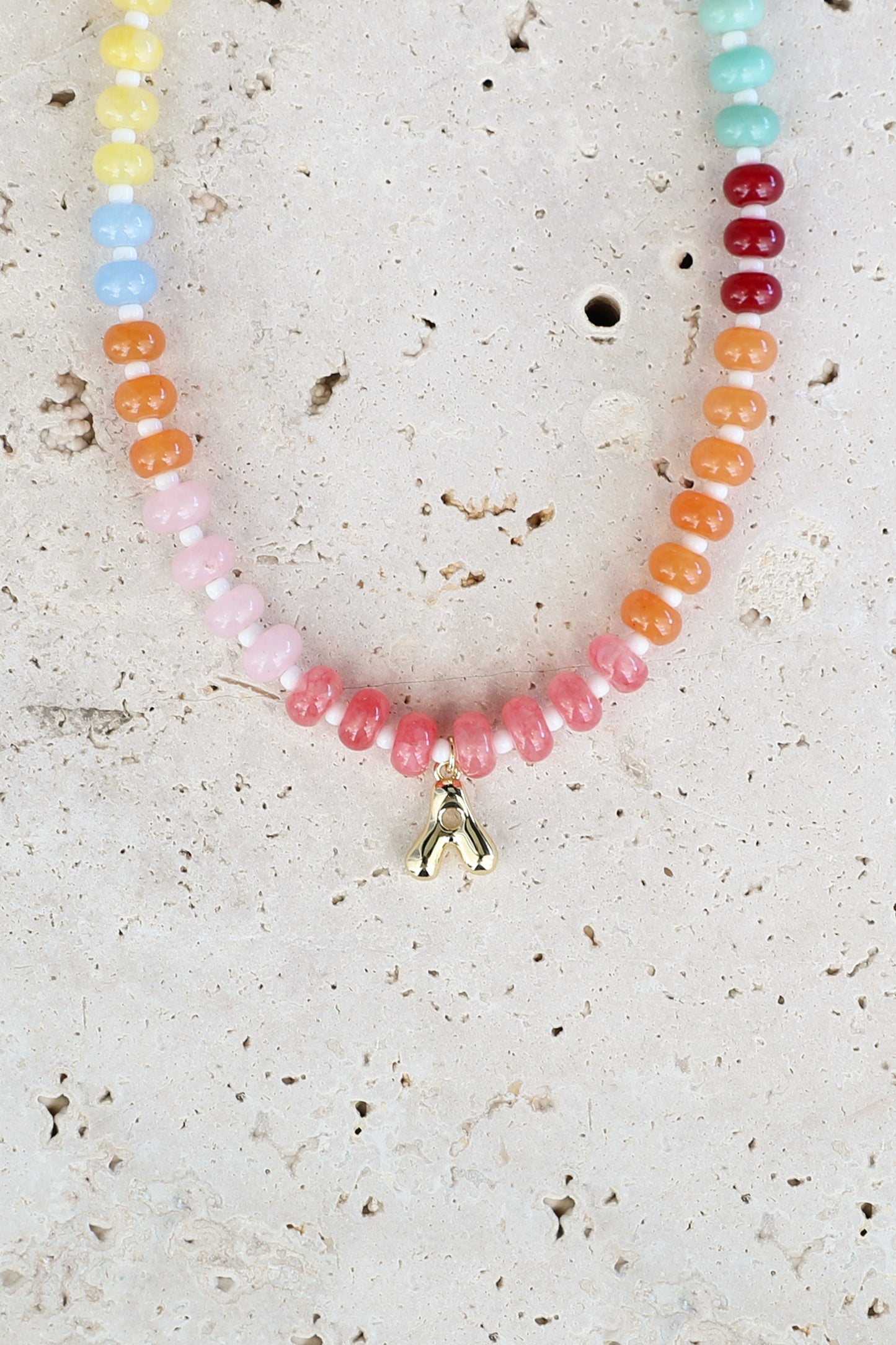 Billie Initial Necklace - Gold