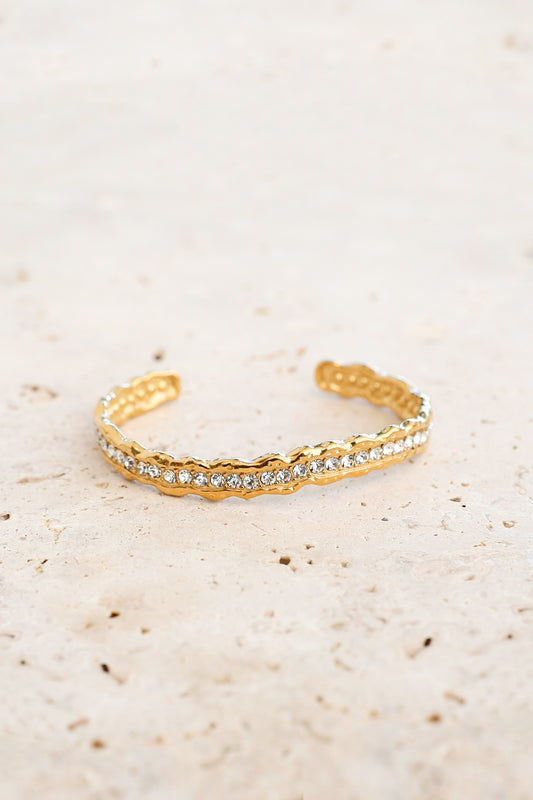 Caitlin Cuff Bracelet - Gold