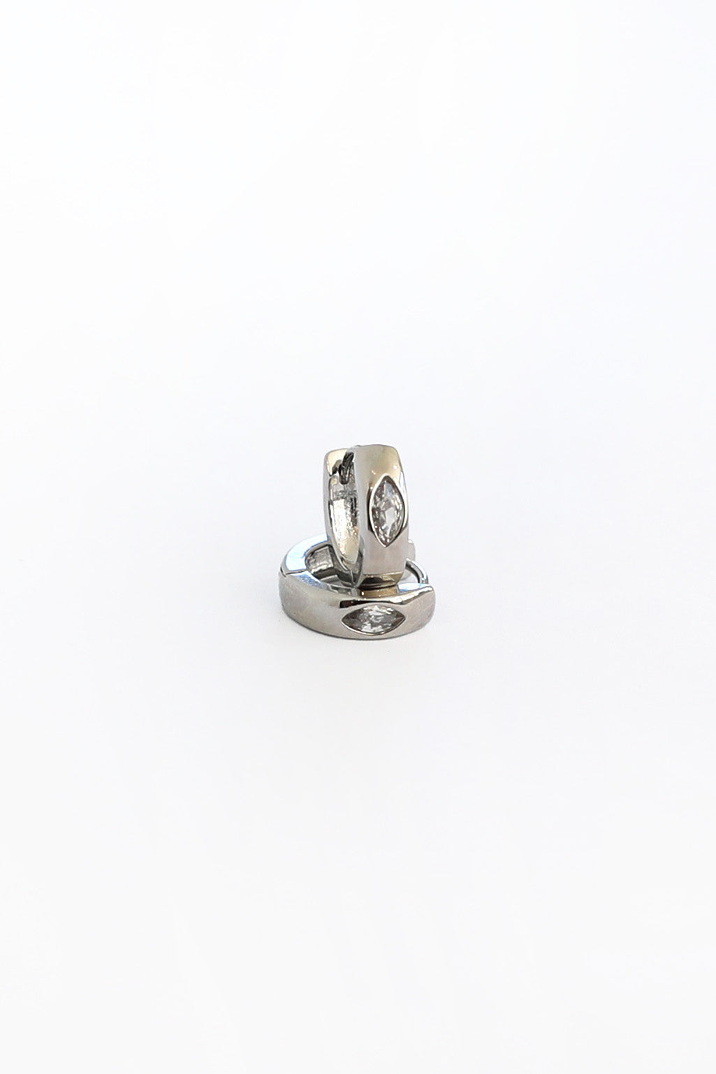 Harlow Hoop Earrings - Silver