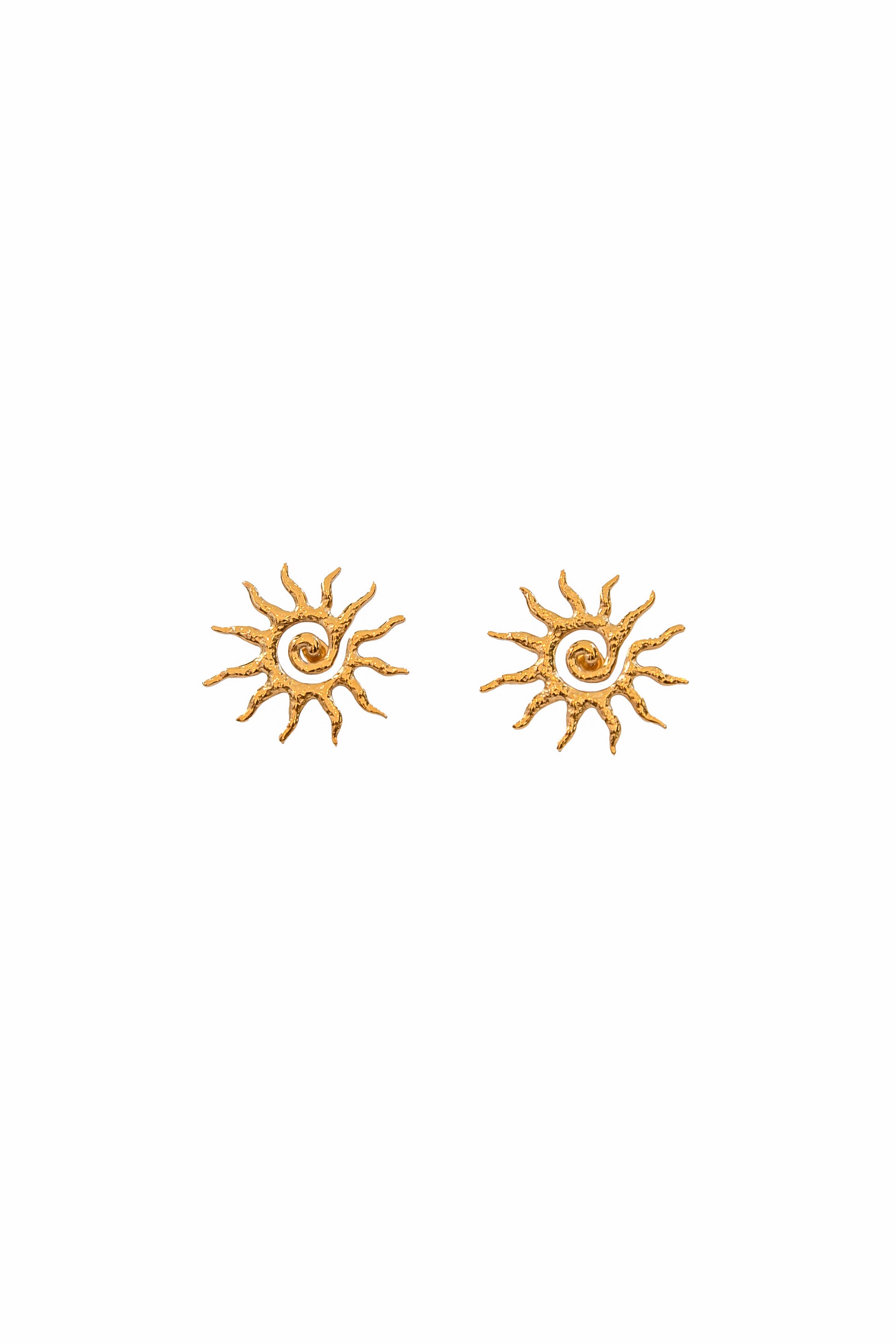 Love From Lilou - Sana Earrings - Gold - Perth - Australia - Western Australia - WA - Wa - Sun - Soleil - Euro summer - Summer - Stud