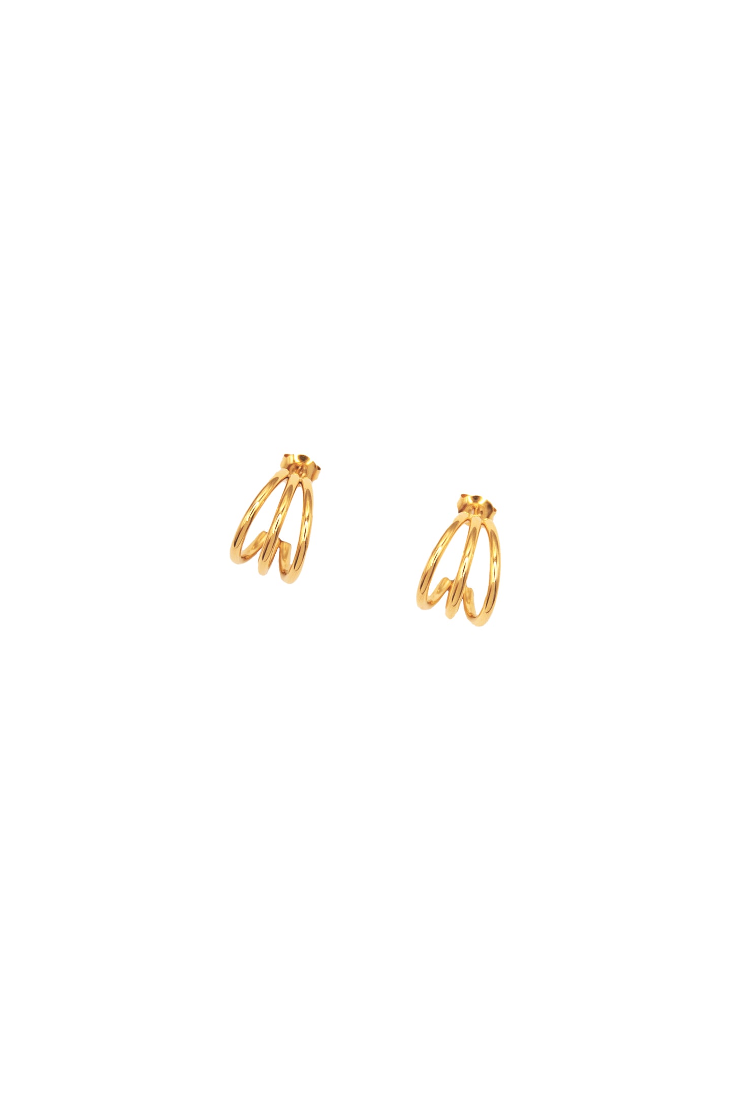 Yvette Hoop Earrings - Gold