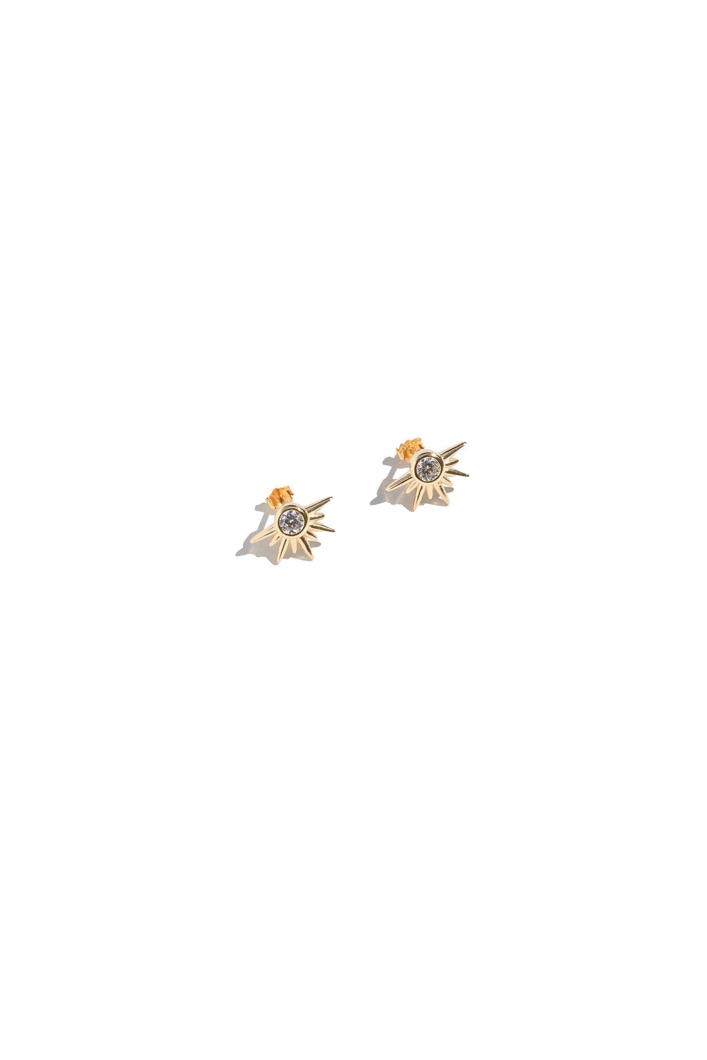 Zae Stud Earrings - Gold