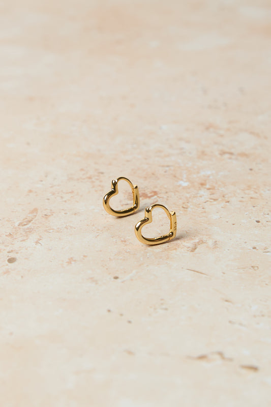 Lover Sleeper Earrings - Gold