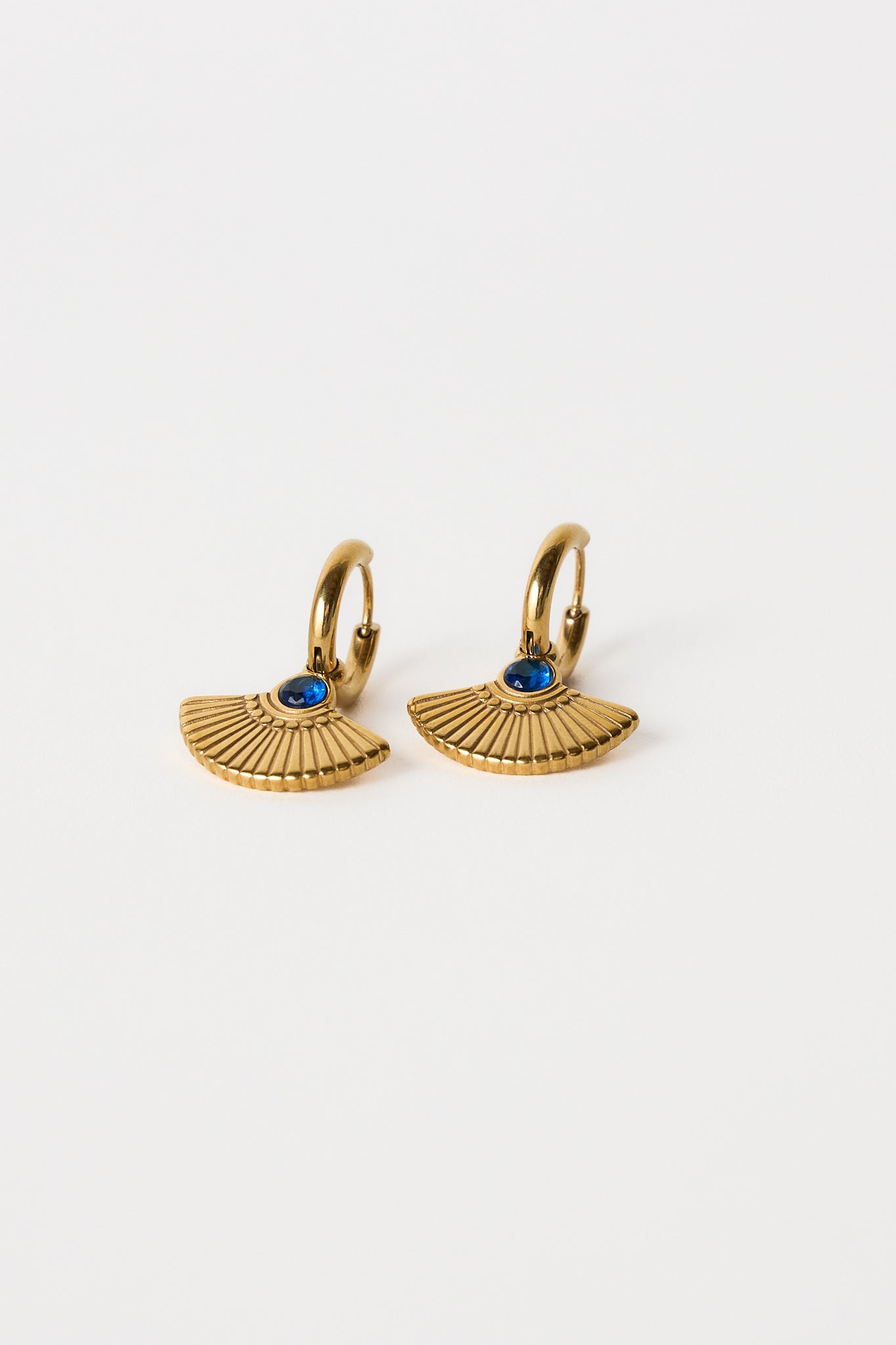 Mason Earrings - Gold / Sapphire