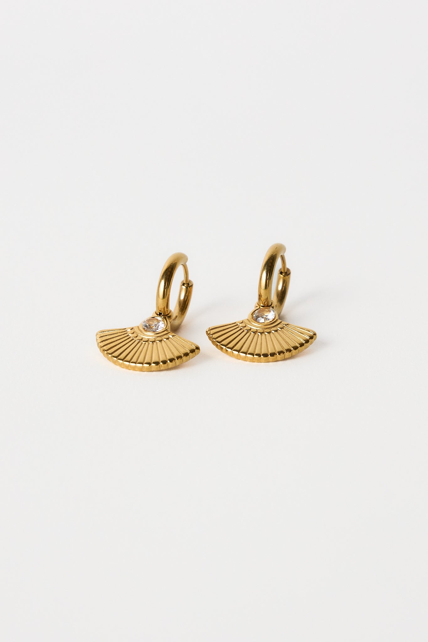 Mason Earrings - Gold / Diamond