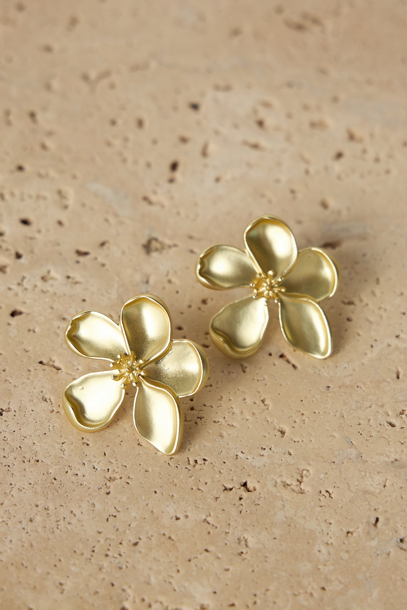 Fleur Earrings - Gold