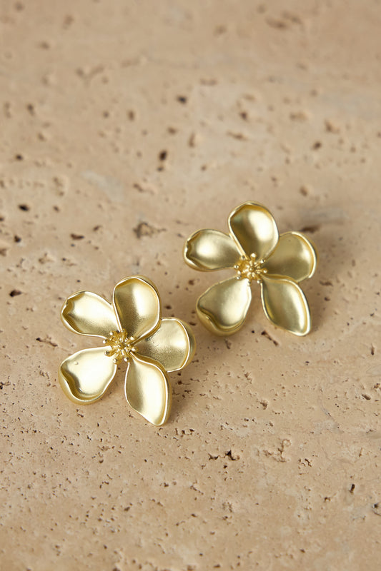 Fleur Earrings - Gold