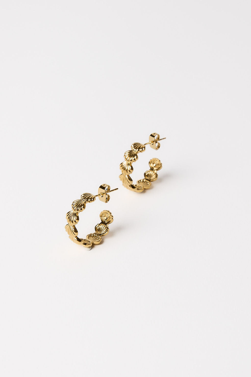 Siren Hoop Earrings - Gold