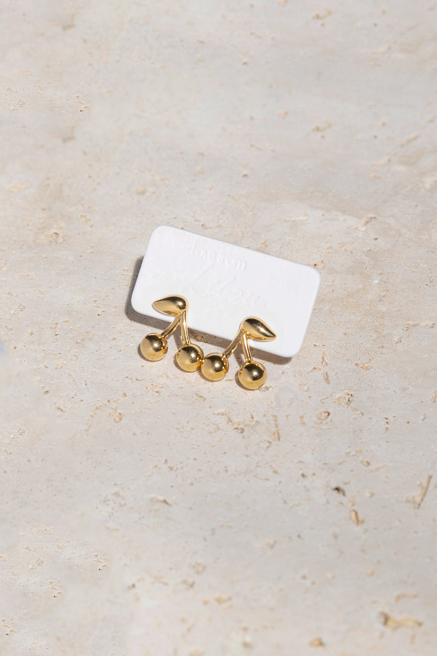 Mon Chéri Stud Earrings - Gold