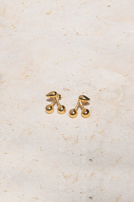 Mon Chéri Stud Earrings - Gold