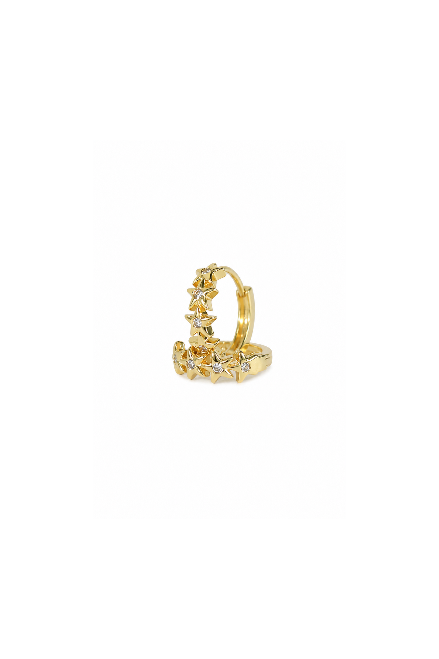 Night Huggie Earrings - Gold