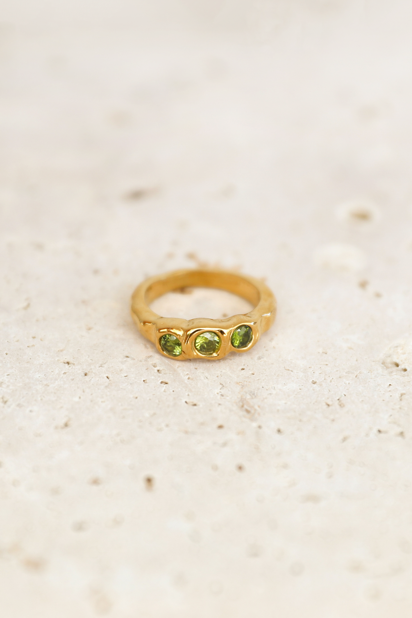 Zoe Citrine Ring - Gold