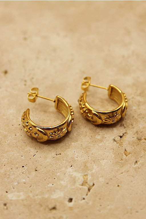 Luna Earrings - Gold