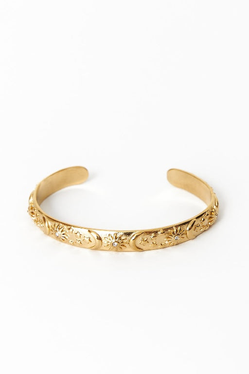 Luna Cuff Bracelet - Gold