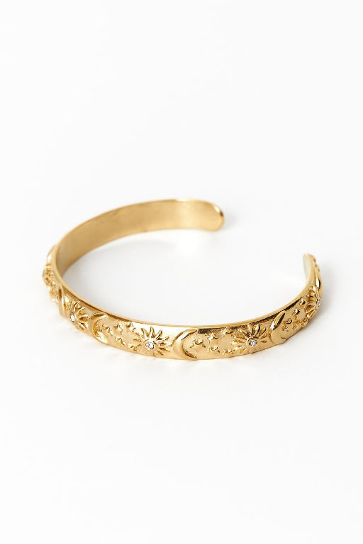 Luna Cuff Bracelet - Gold