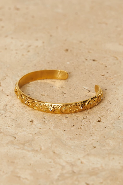 Luna Cuff Bracelet - Gold