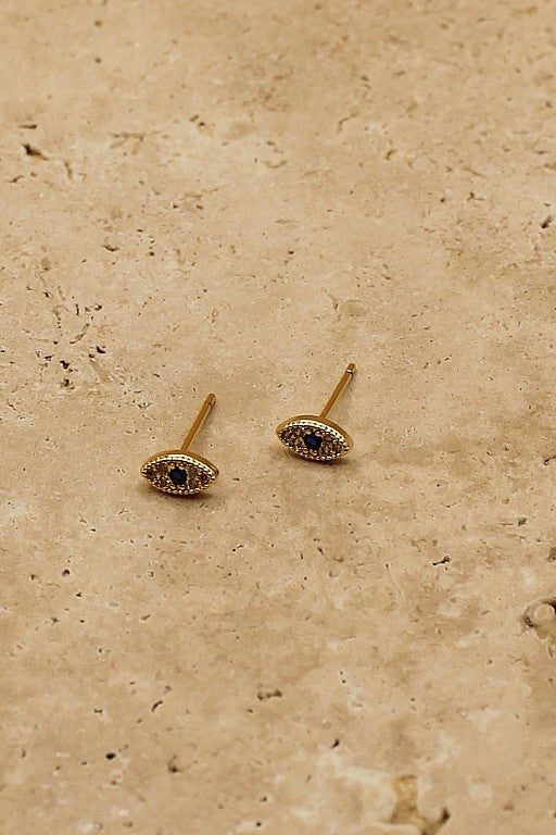 Cleo Stud Earrings - Gold